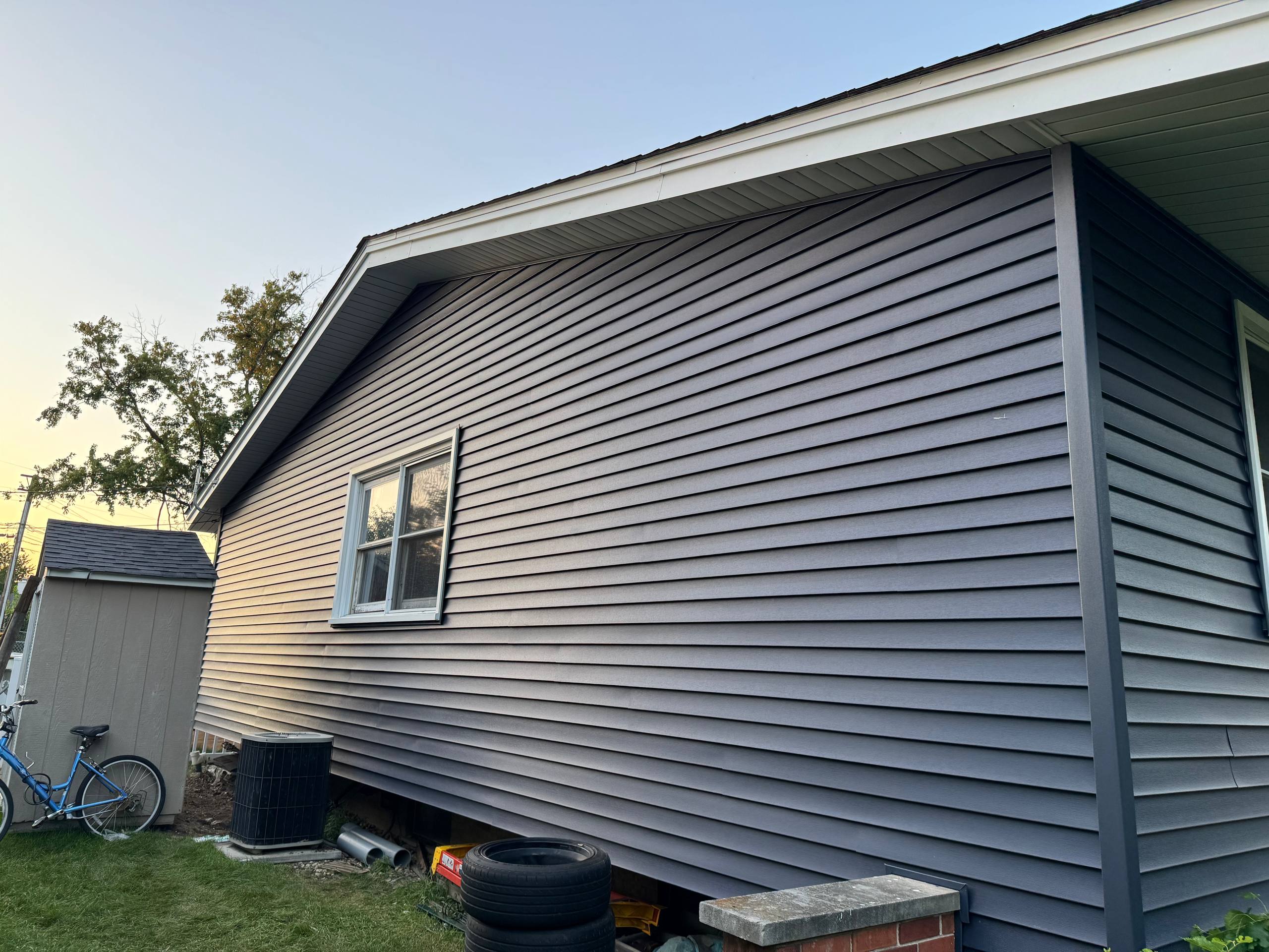 After siding replacement