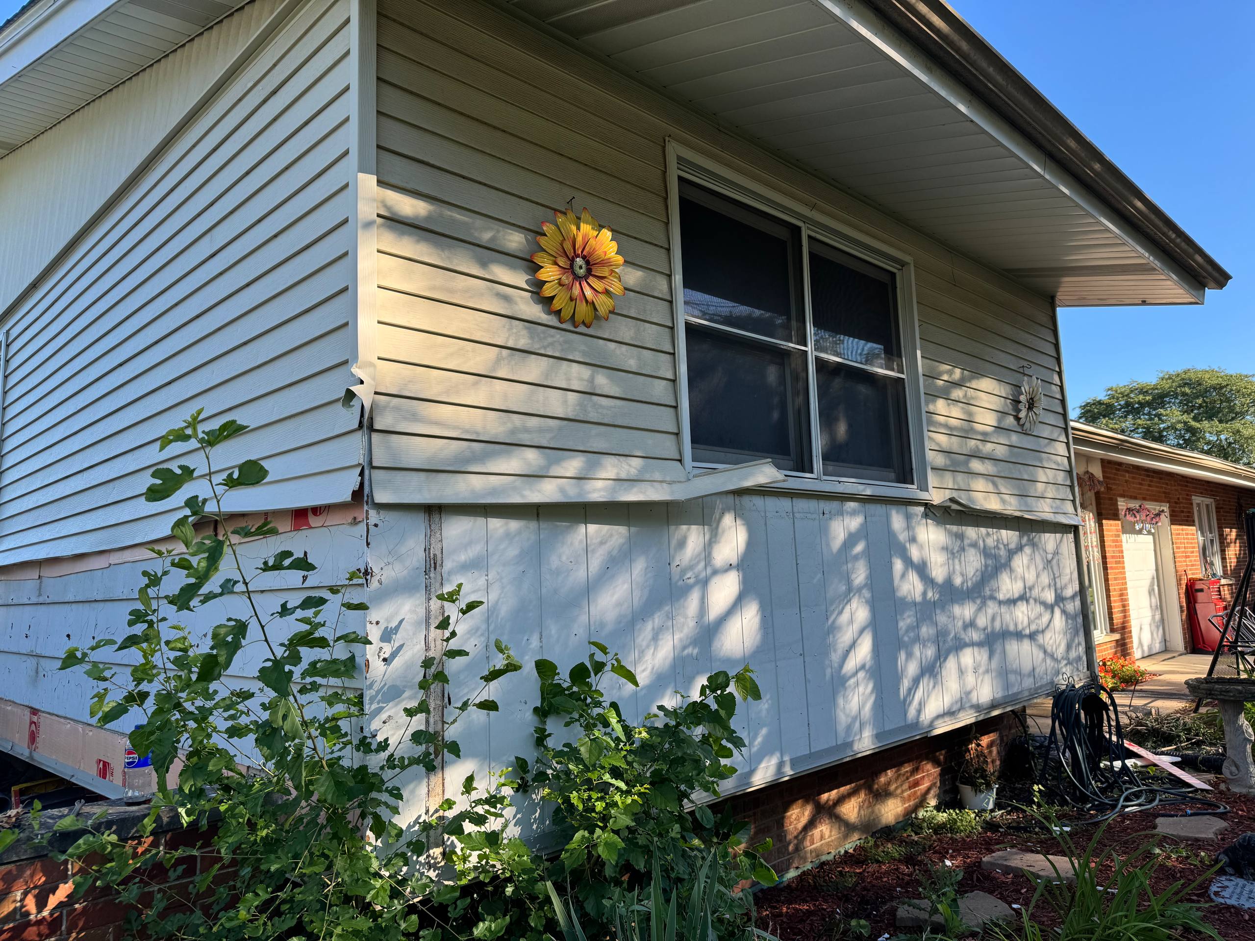 Before siding replacement