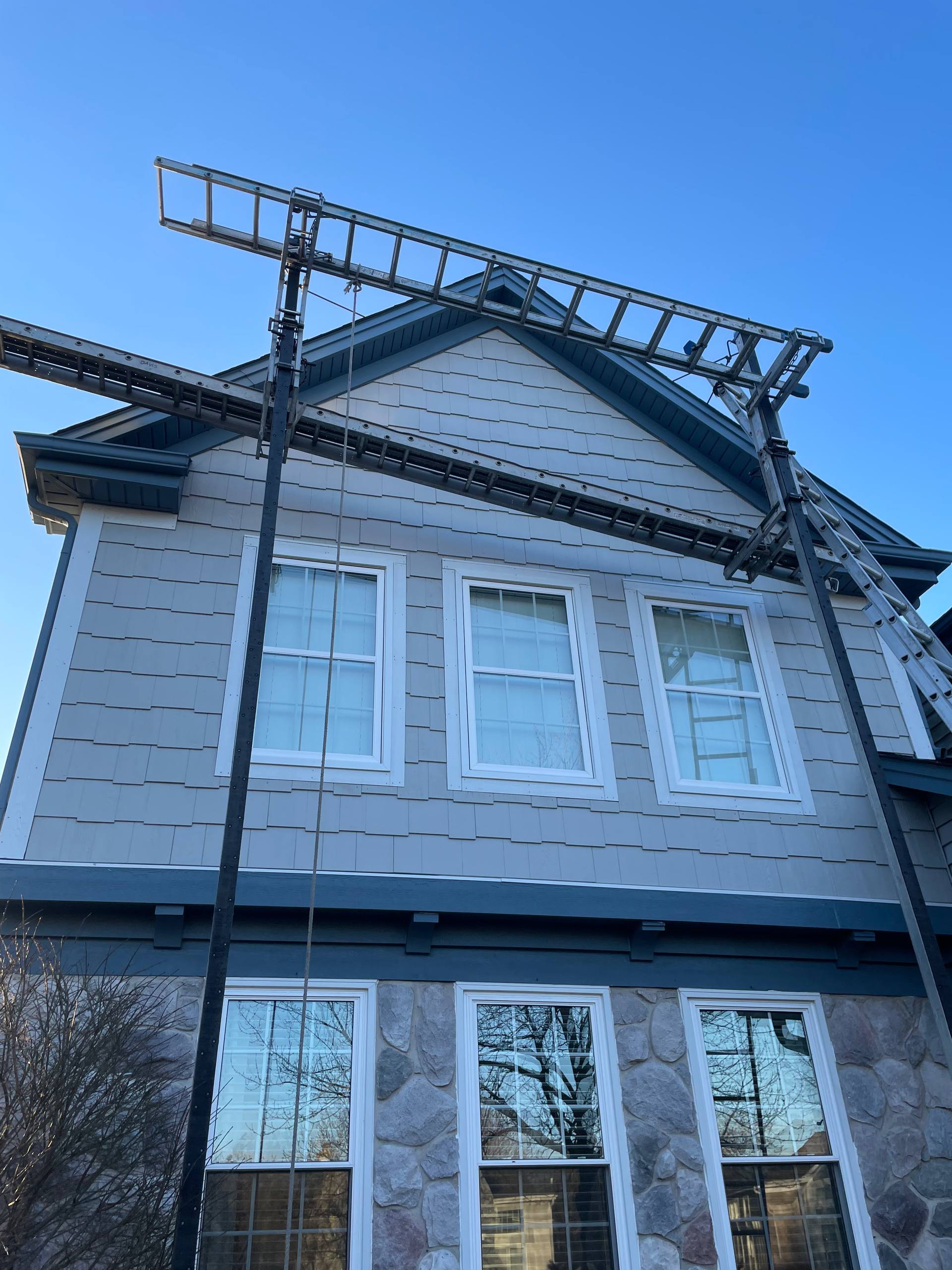 After siding installation