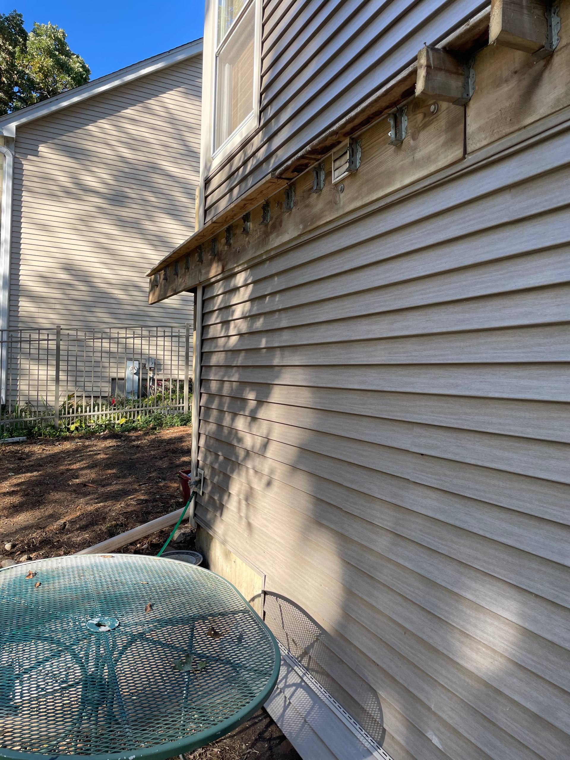 After siding repair